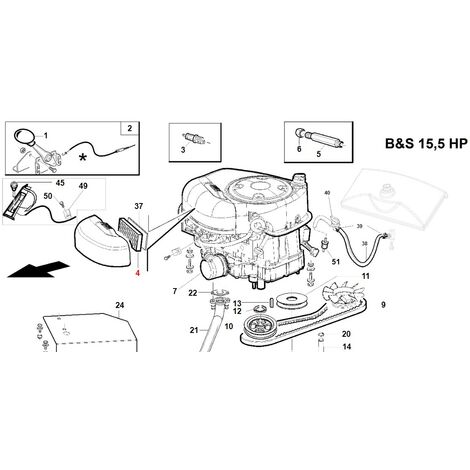Briggs and Stratton Genuine 698973 - Pulitore aria Briggs and Stratton Genuine 698973 - Pulitore aria