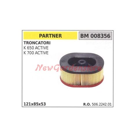 Filtro aria PARTNER per troncatore K 650 K 700 ACTIVE 008356 (1/2)