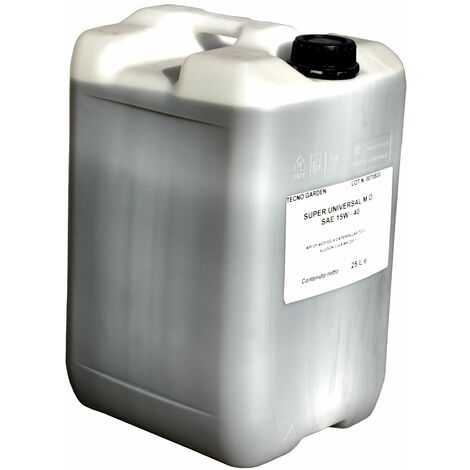Olio motore SAE 15W-40 lubrificante 25 lt motori 4 tempi