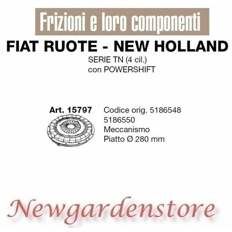 Frizione meccanismo trattore serie TN 4cilindri powershif FIAT NEW HOLLAND 15797