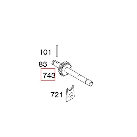 Ingranaggio distribuzione originale motore rasaerba BRIGGS & STRATTON 690516