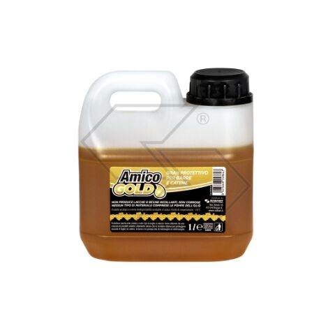 Olio protettivo sintetico per catena da motosega AMICO GOLD 1 litro R314149