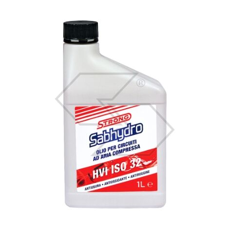 Olio circuiti aria compressa STRONG sabhydro HVI ISO 32 lubrificazione attrezzi