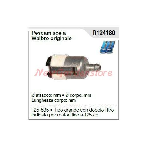 Pescamiscela WALBRO per motosega 125 535 tipo grande R124180