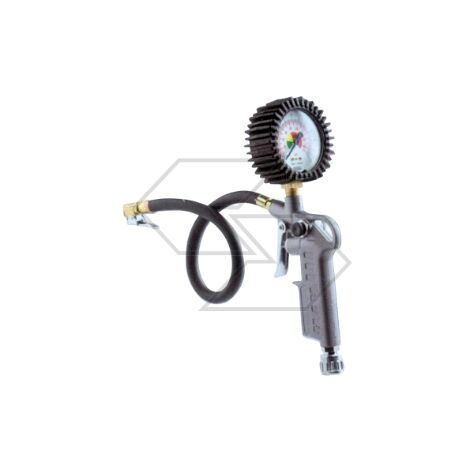 Pistola Pressione Aria Pistola Gonfiaggio ANI Con Manometro - Professionale Per Officina Attrezzo Gonfiaggio Pneumatici Officina - Foto 3