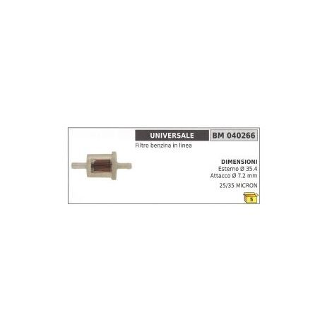 2 Filtri Benzina Universali Per Moto Con Magnete - Uxcell 55x30mm, Diametro Foro 3mm - Foto 1