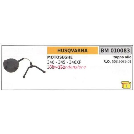 Tappo olio HUSQVARNA motosega 340 345 346XP 350 351 010083