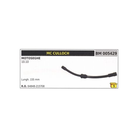 Tubo pescamiscela MC CULLOCH motosega 10.10 lunghezza 155mm  64848-215708
