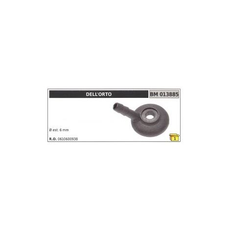 Tubo pipa arrivo DELL'ORTO per carburatore Ø esterno 6 mm 0610600938