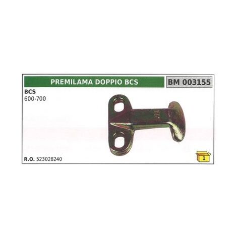 Premilama doppio per trattore agricolo BCS 600 700