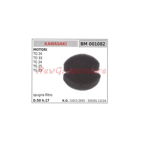Spugna filtro aria KAWASAKI motore TD 24 33 TG 24 25 33 001082