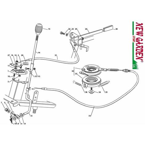 Ricambi Rasaerba Cavo Frizione Innesto Ponte Per Trattorino Rasaerba - Compatibile AYP 169676, 175067, Craftsman AYP 169676 175067 Cavo Frizione - Foto 5
