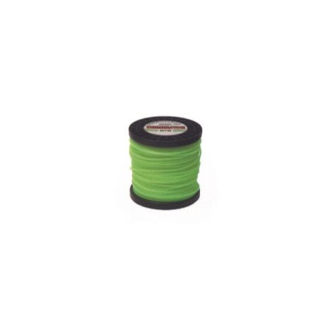 Filo TERMINATOR decespugliatore verde diametro quadro 4,0 mm lunghezza 100 mt