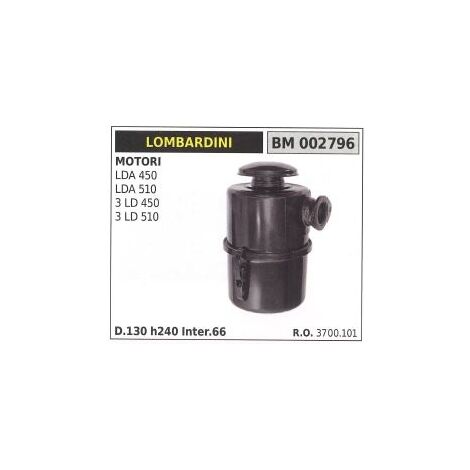 Filtro aria supporto 3700.101 LOMBARDINI motocoltivatore LDA 450 LDA 510 motore