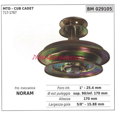 Frizione meccanica noram rasaerba tosaerba tagliaerba mtd cub cadet 029105