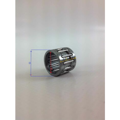 Gabbia a rulli UNIVERSALE motosega Ø interno 10,3 mm Ø esterno 12,8 mm L=11,6 mm (1/2)