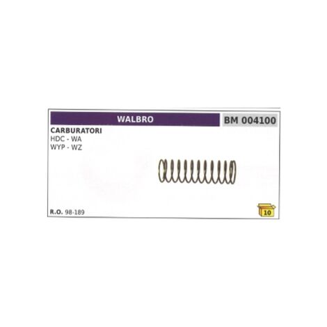 Molla carburatore membrana WALBRO HDC - WA - WYP - WZ  98-189