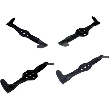 Kit set 4 lame trattorino rasaerba compatibile HUSQVARNA JONSERED 107 cm CTH170