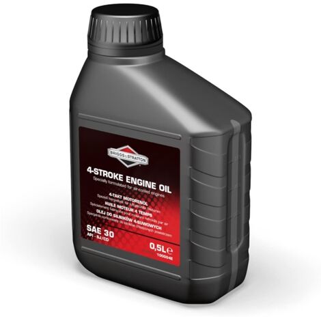 Olio motore lubrificante 4 tempi SAE30 500 ml BRIGGS&STRATTON 100004E