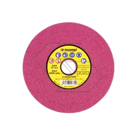 Set 4 mole abrasive a disco colore rubino grana grossa per affila catene motosega
