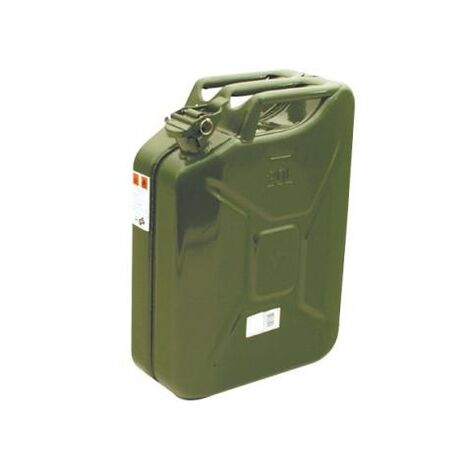 Tanica in metallo carburante capacita' 20 lt colore verde