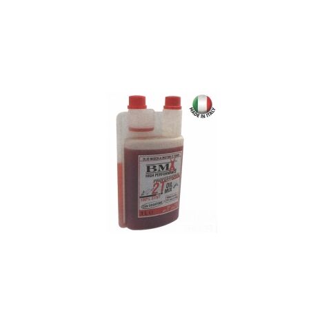Olio miscela 1 litro sintetico con dosatore per motori con alto numero di giri