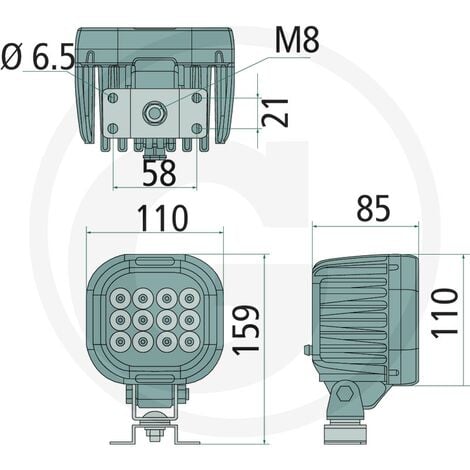 Proiettore a LED Solare 200W 20000Lm Sensor_Telecomando Pannello:5V 35W  Batteria: 3,3V 30.000Ma [LUM