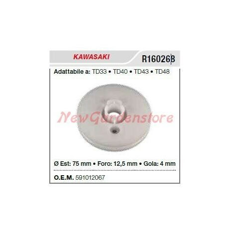Puleggia avviamento KAWASAKI decespugliatore TD33 40 43 48 R160268