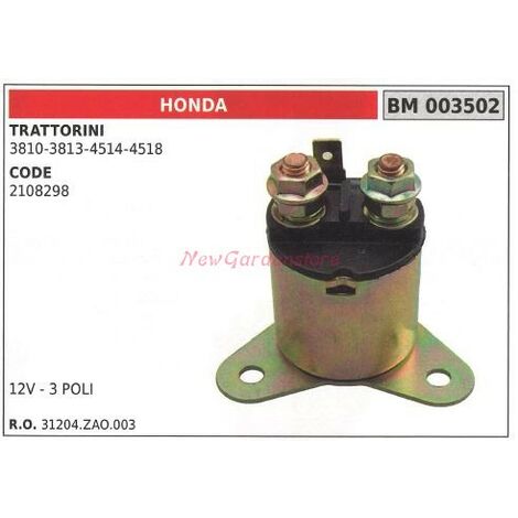 Relè solenoide HONDA trattorino 3810 3813 4514 4518 code 2108298 003502