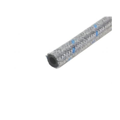 Tubo carburante in gomma 6.3 mm x 1.0 m con guaina in tessuto