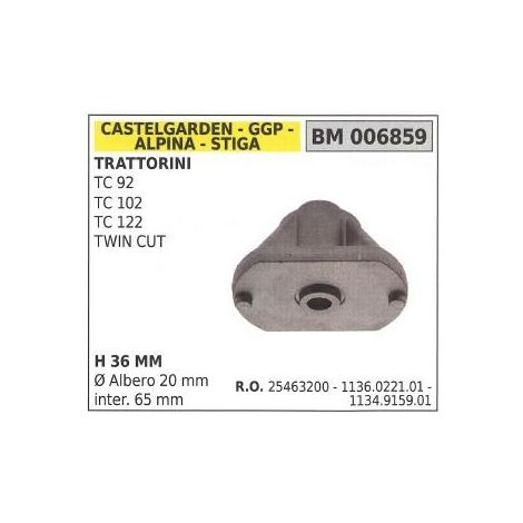 Supporto mozzo portalama rasaerba tagliaerba TC 92 102 122 006859