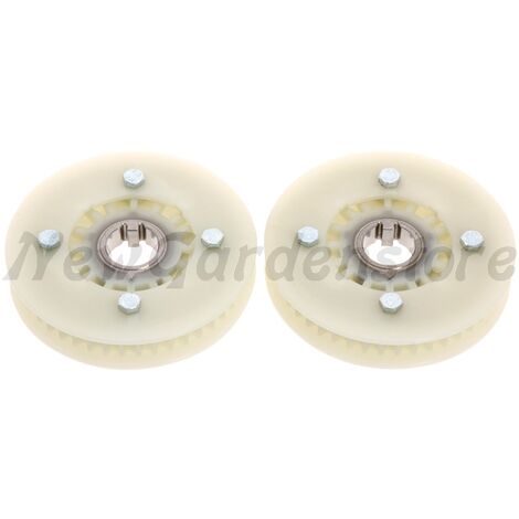 Set 2 pulegge dentate per trattorino compatibile STIGA 31270314 1134-9127-01