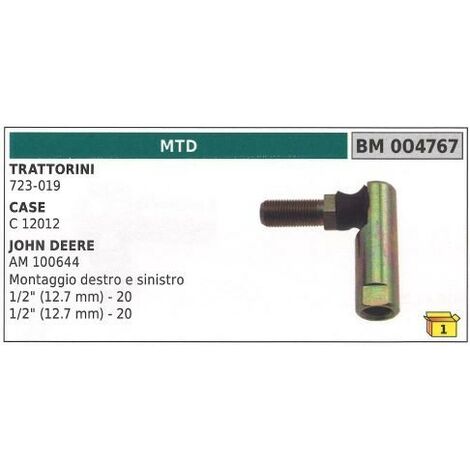 Testina sterzo MTD trattorino rider rasaerba tosaerba tagliaerba 723-019 004767