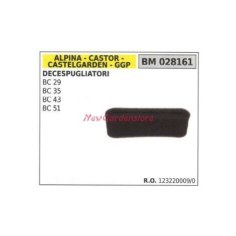 Filtro aria ALPINA motore decespugliatore BC 29 35 43 51 028161