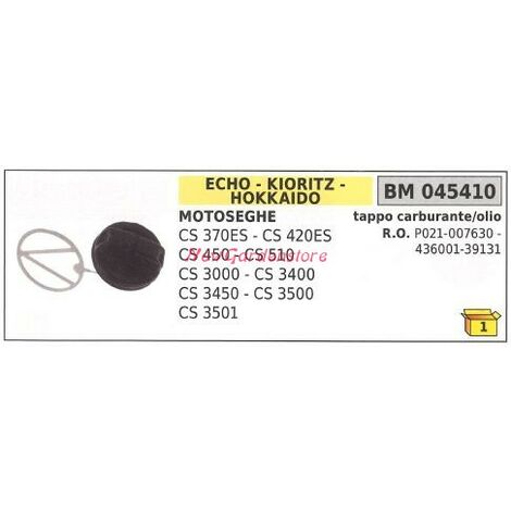 Tappo olio carburante ECHO motosega CS 370ES 420ES 450 510 3000 3400  045410