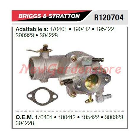 Carburatore a vaschetta B&S tagliaerba tosaerba rasaerba 170401 190412 R120704