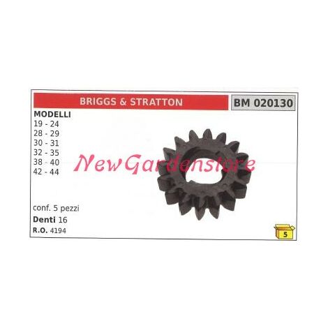 Pignone motore avviamento BRIGGS&STRATTON modelli 19 24 28 29 30 31 32 35 020130