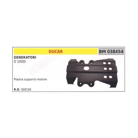 CROSSDESIGN Piastra Di Supporto Motore In Acciaio Per HF Predator 420CC E 670CC - Altezza 17,1 Cm, Lunghezza 40,6 Cm - 4