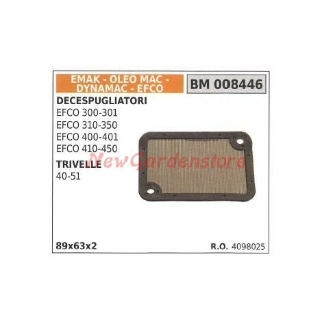 Filtro aria EMAK decespugliatore EFCO 300 301 310 350 trivella 40 51 008446