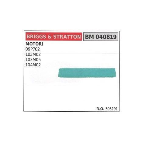Filtro aria BRIGGS&STRATTON rasaerba tosaerba tagliaerba 500e SERIES Filtro aria BRIGGS&STRATTON rasaerba tosaerba tagliaerba 500e SERIES