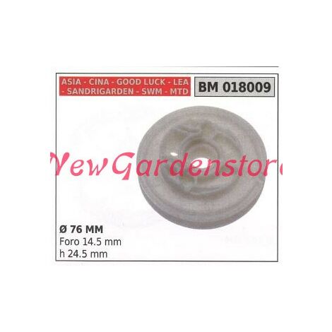 Puleggia messa in moto ASIA Ø 76mm foro 14.5mm h 24.5mm 018009