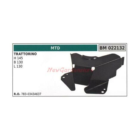 Carter copricinghia per trattorino rasaerba tosaerba H145 B130 L130 MTD 022132