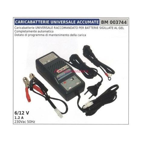 Caricabatterie universale ACCUMATE per batterie sigillate a gel 003744