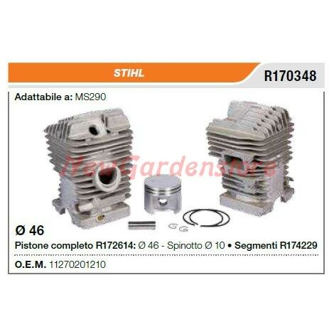Kit Cilindro E Pistone Per Motosega STIHL MS 230, 250, 025, 023 – Nuovo Di Zecca!
