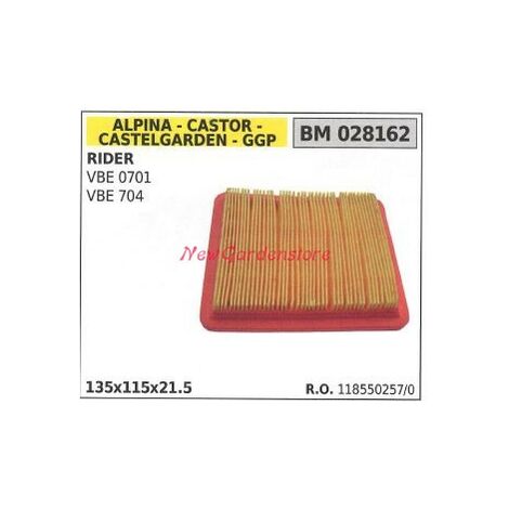 Filtro aria ALPINA motore rasaerba rider VBE 0701 704 028162
