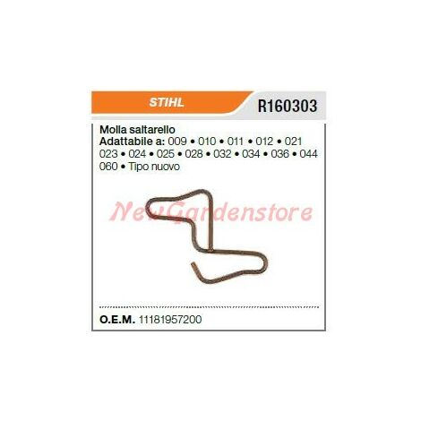 Stihl 015 Molla Di Avviamento Per Motoseghe Stihl 009, 010, 011