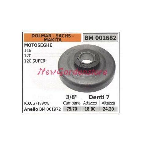 Pignone DOLMAR motore motosega 116 120 120 SUPER .3/8' denti 7 001682