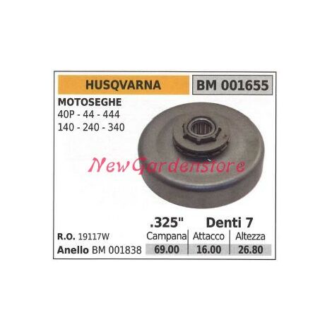 Pignone HUSQVARNA motore motosega 40P 44 444 140 240 340 .325' denti 7 001655