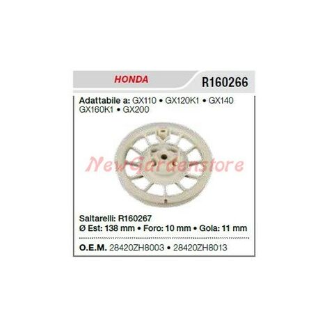 Puleggia avviamento HONDA trattorino rasaerba tagliaerba GX110 120K1 R160266