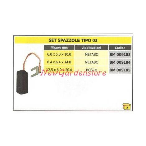 Set Di Spazzole A Filo Laser 6 Pezzi 7718